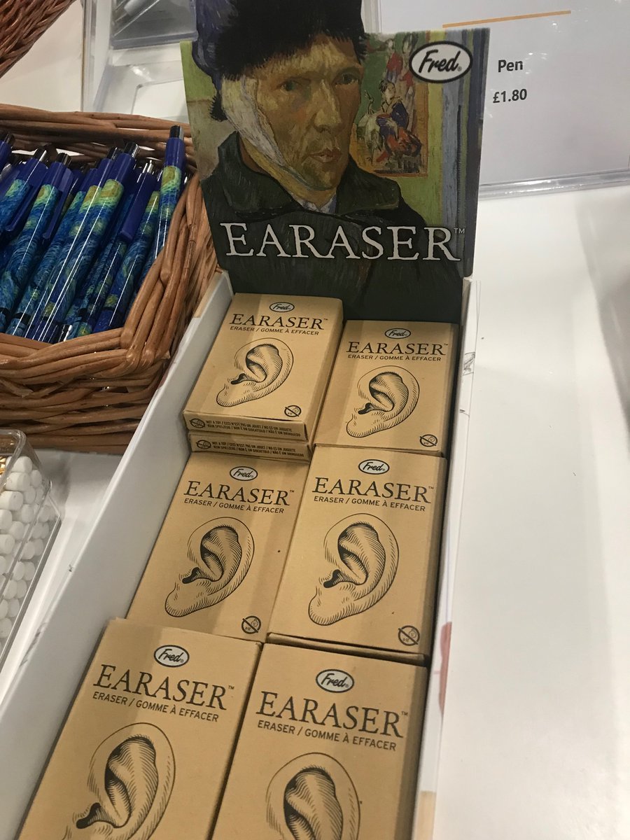 On sale at the Van Gogh exhibition - Vincent would‘ve been proud. How about a ‘Tooth Pick Asso‘?