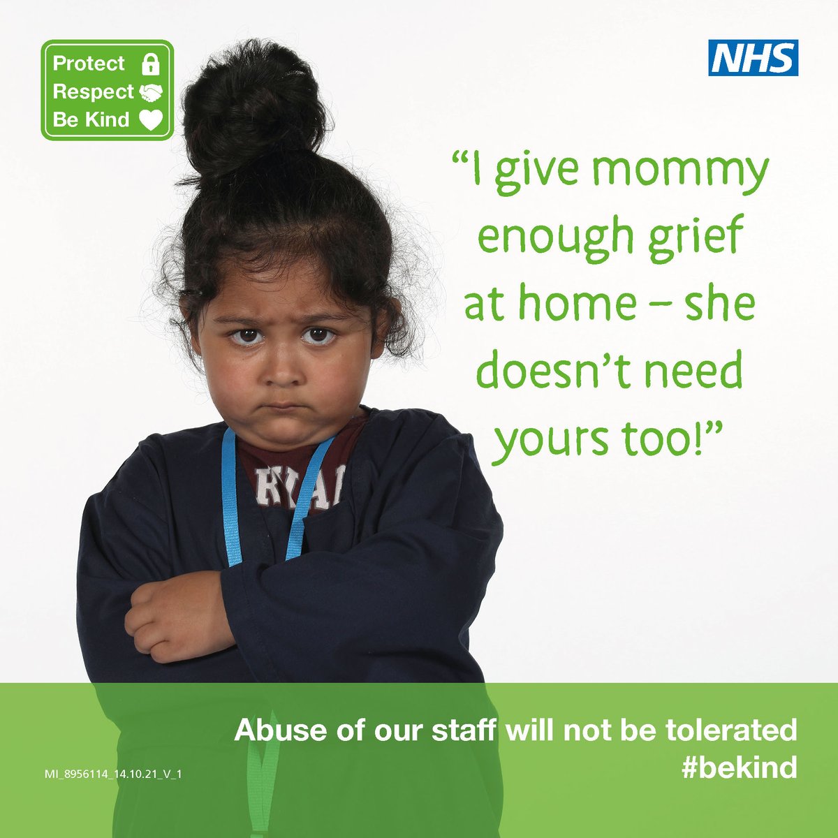 BlackCountryICS's tweet photo. We want to create a safe environment for our staff and patients, you can help us do this🙌
The local NHS is taking a zero tolerance approach to abuse and aggression towards our staff and our patients join us and #BeKind!👨⚕️
#BCWB https://t.co/sHVzKsdgGT