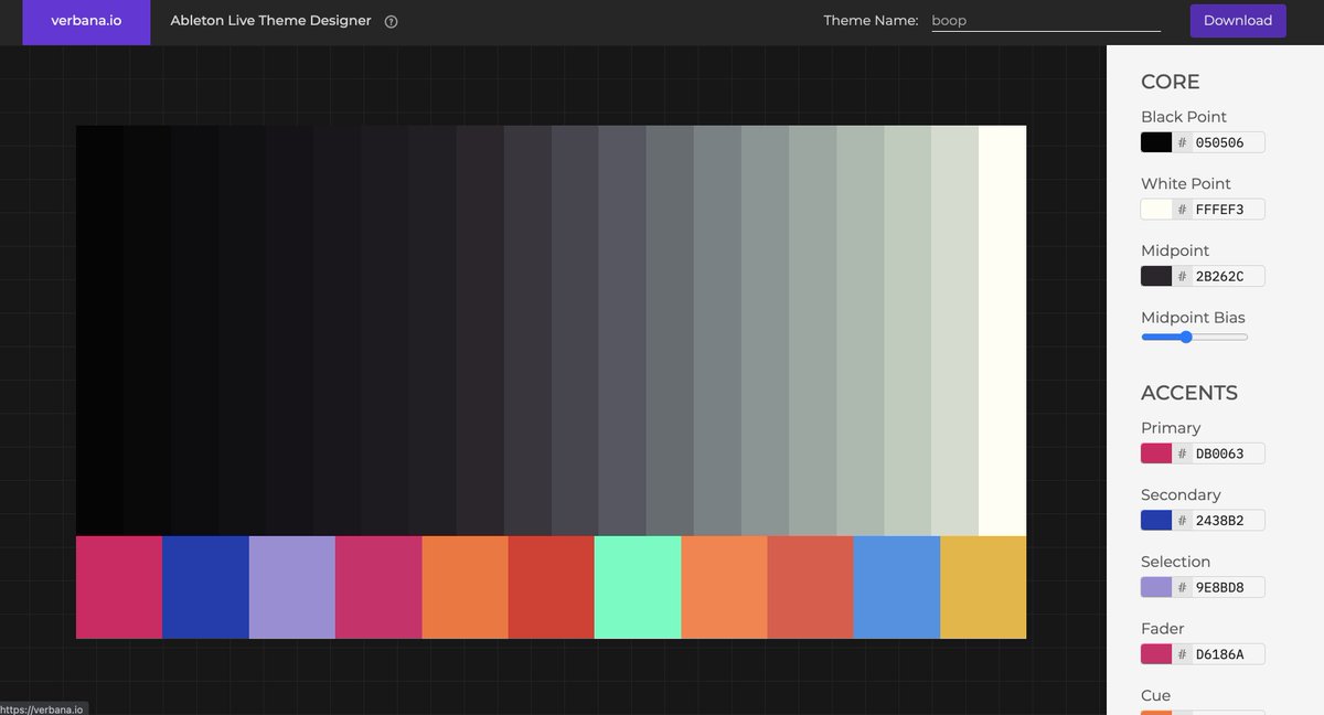 VerbanaMusic's tweet photo. i've somehow ended up deep in this rabbit hole of coloring ableton oops https://t.co/4FwOIFudi6