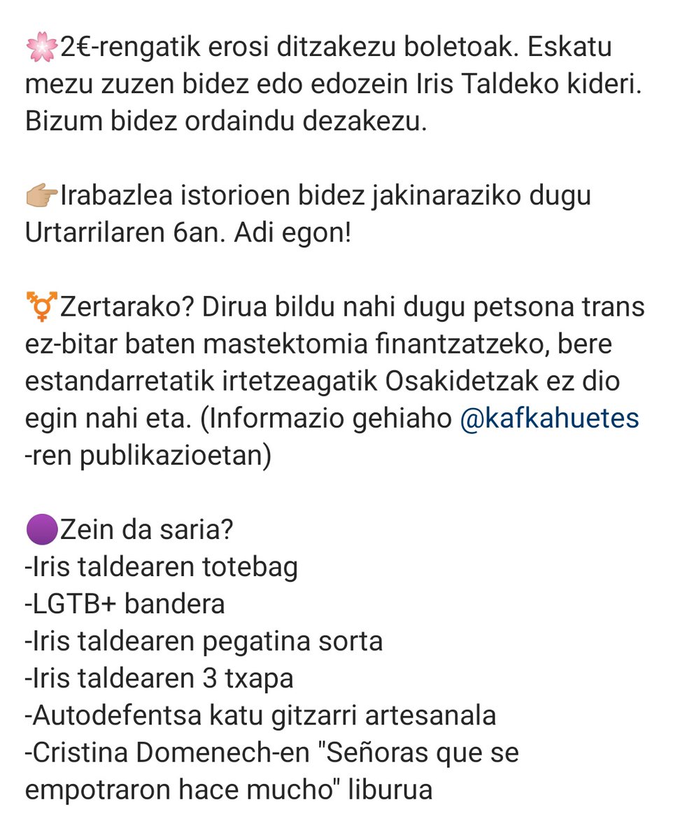 iris_proyecto's tweet photo. LGTB+ SASKI SOLIDARIOA 🏳️‍🌈🏳️‍⚧️⚧️ https://t.co/Woo0Hed0xC