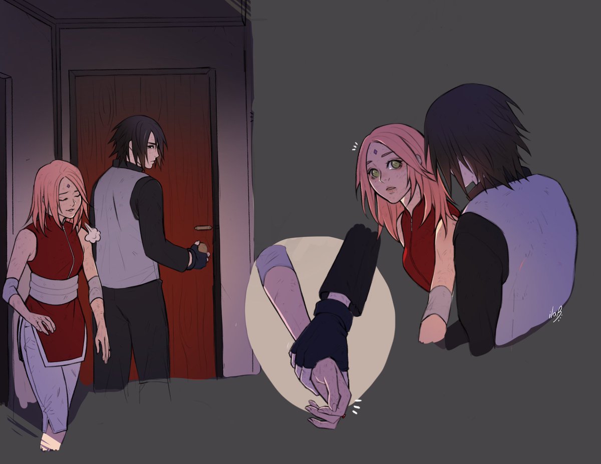 ilabiart's tweet photo. Post Retsuden ❤️ #Sasusaku https://t.co/8sxYq2Hy0a
