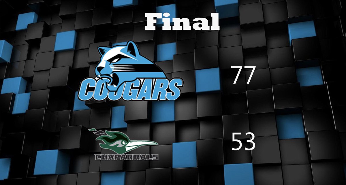 ‼️‼️Cougars Win‼️‼️

Kalamazoo Valley finishes non-conference 9-3 with a win over College of Dupage! 

D. Marshall: 14pts (4-6 3fg)
J. Callaway: 10pts, 9reb (5-7fg)
M. Johnson: 16pts
K. Clark: 8pts, 5ast
R. Scofield: 8pts
Z. Lewis: 4reb, 3ast