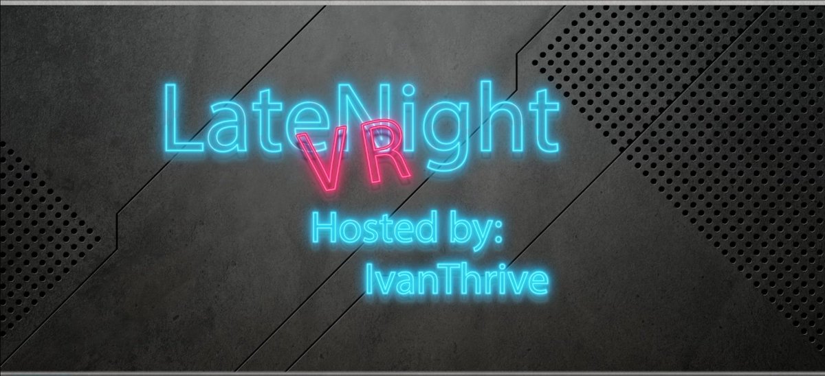 NEPAtvOfficial's tweet photo. Latenight is getting a make over. Welcome to the all new LateNight VR hosted by @ivanthrive with this week's guests @PeskyCashew and @sonyahaskins
New episode this Friday at 9:30pm CST on https://t.co/4axxeBIEWe
#nepatv #echovr #blaston #latenightvr #vr #VirtualReality #meta https://t.co/EhQG8Khlw1