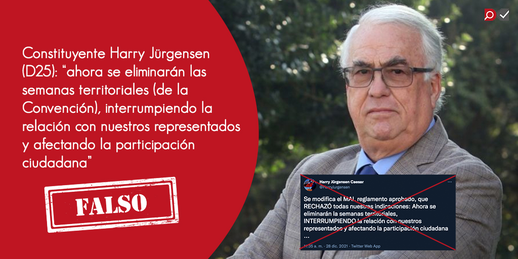 No se eliminarán, sino que se reagendarán las semanas territoriales de febrero, marzo y abril, para mayo de 2022. Esta propuesta fue aprobada por el Pleno de la <a href="/convencioncl/">Chile Convención</a>. Detalles en la siguiente nota: wp.me/pcf0If-1Db