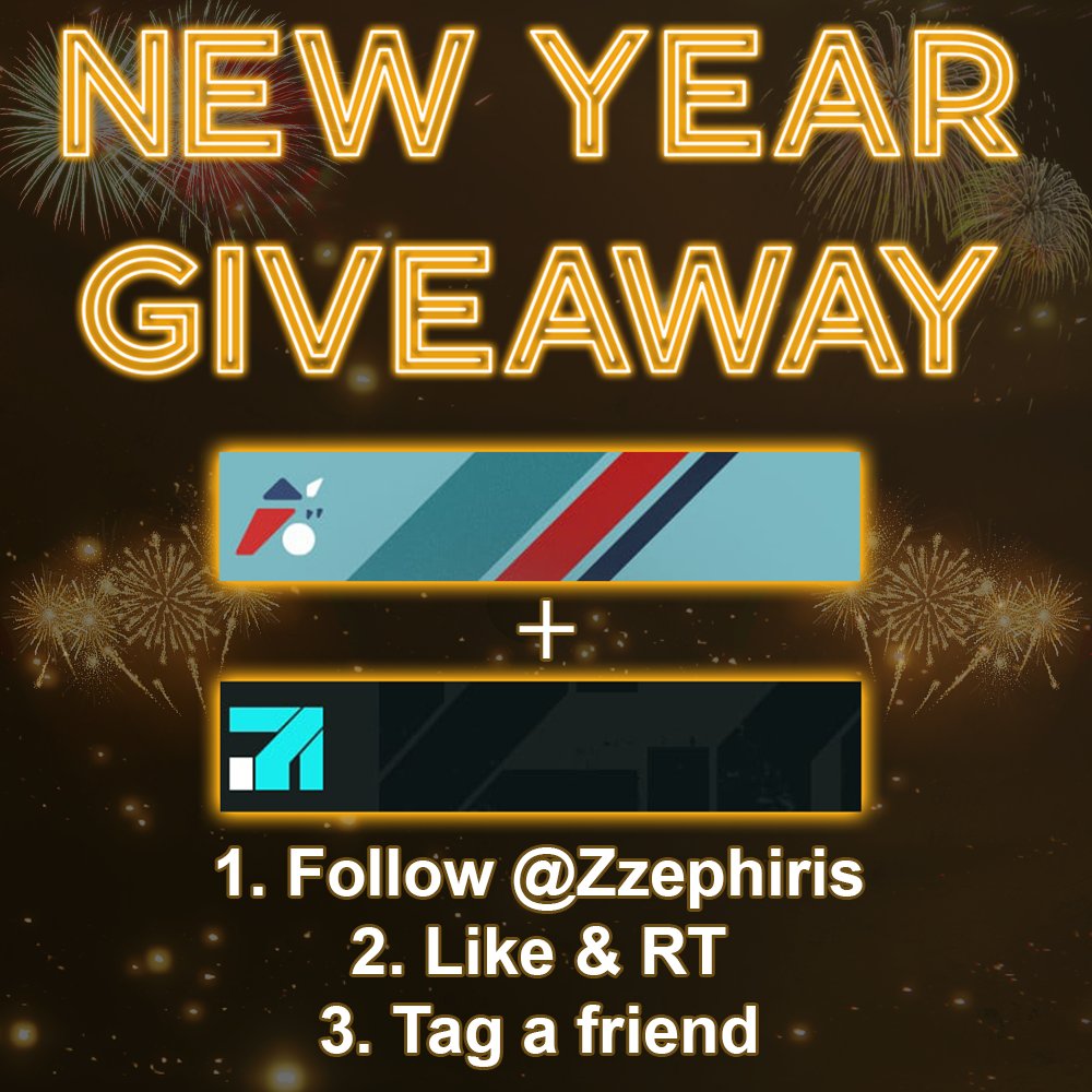 Zzephiris's tweet photo. Celebrating the upcoming new year with this final giveaway for 2021 โจ
To participate:
1. Follow @Zzephiris
2. Like & RT
3. Tag a friend!
๐ฅ1st place: Feint drift
๐ฅ2nd place: Brightwing
Winners announced on 01/08/22.
Good luck! ๐
#Destiny2 #FeintDrift #EmblemGiveaway https://t.co/iZZo8etzC5