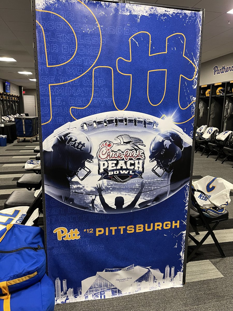 The roof is open! We’re On-The -Air <a href="/937theFan/">93.7 The Fan</a> for the Pitt Panthers Pregame Show LIVE from Atlanta in the Chick-Fill-A Peach Bowl 🍑! Lock it in…