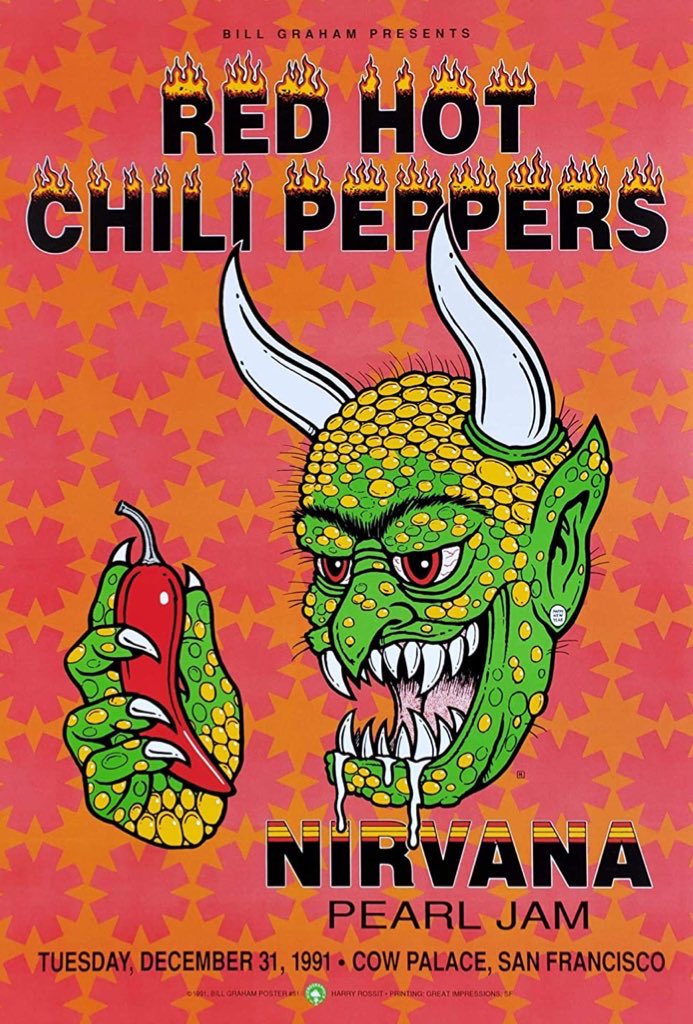 pearljamonline's tweet image. #TBT 30 years ago: @ChiliPeppers + @Nirvana &amp;amp; @PearlJam 💥