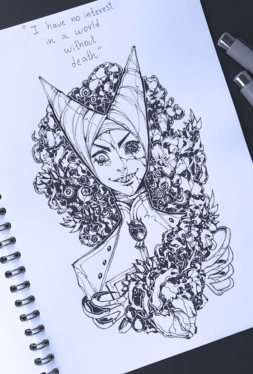 モリガン・アーンスランド 「A couple ink works from 2021 」|NEZのイラスト