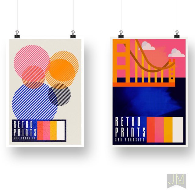 jessikamakeshq's tweet photo. Design refresh | Retro Prints | posters #designthinking #Graphics #poster #design #digitalart https://t.co/e0yLSXev0S