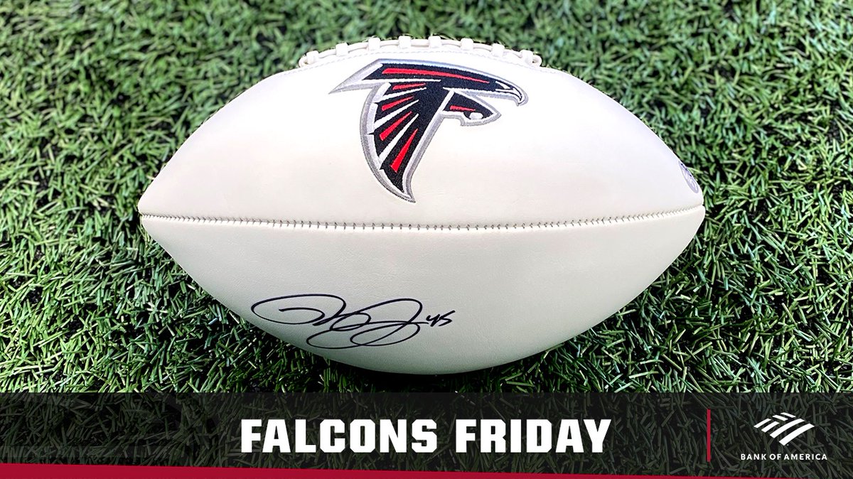 RT for your chance to win a football signed by <a href="/debo/">Deion Jones</a>! 

#FalconsFriday