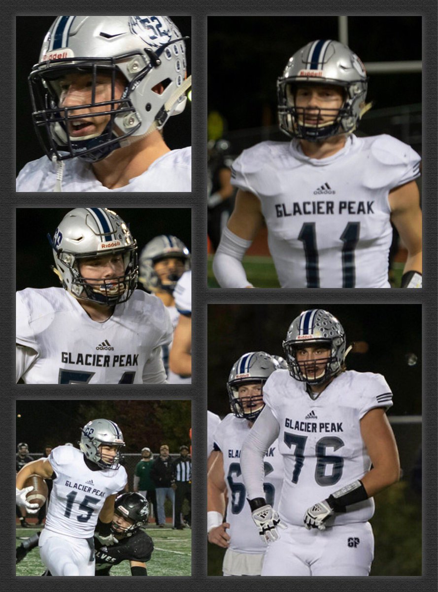 Congrats to <a href="/JadonClaps/">Jadon Claps</a> <a href="/AustinEmmons5/">Austin Emmons</a> <a href="/JacobLErickson/">Jacob Erickson</a> <a href="/MichaelFant54/">Michael Fant</a> <a href="/TreyLeckner/">Trey Leckner</a>.  What a great recognition of your hardwork, your <a href="/GPGrizzFootball/">Glacier Peak HS Football Booster Club</a> teammates and the great season you guys put together.  #GoGrizz