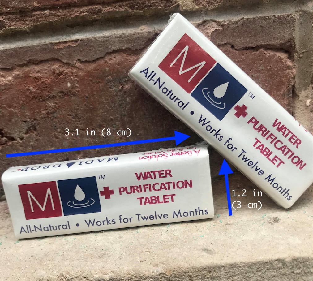 MadiDrop's tweet photo. At just about 3 x 1 inches, the MadiDrop+ can treat over 7000 liters of water per year! That’s a cost of less than 0.2 cents per liter! Learn more by going to the link below!

https://t.co/DfGlQRJdY6 https://t.co/D87sJnhLfH