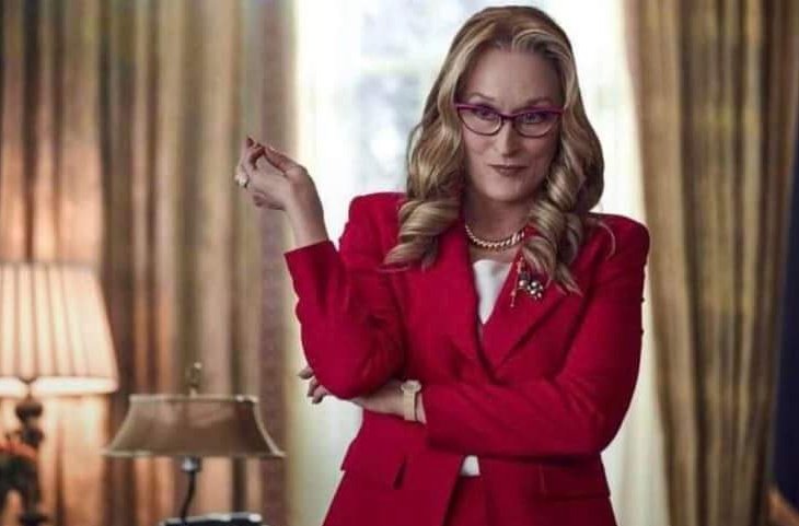 rustikaya_'s tweet photo. ¿Por qué nadie está hablando de la actuación de Meryl Streep como @cynthiaviteri en #DontLookUp? #Oscars2022 https://t.co/78NeR6KLCd