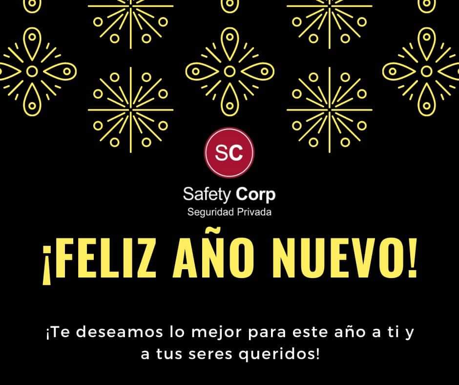 Safety Corp, les desea a todos una gran celebración que de la bienvenida a el año nuevo, y que este próximo 2022, este lleno de anhelos, metas y retos que cumplir, un abrazo con cariño a todos los colaboradores, clientes y amigos, FELIZ AÑO!!!