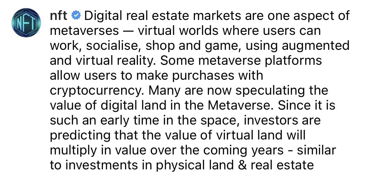 It’s so crazy to think about this is only the beginning📈🤯 #NFTCommunity #NFTGame #Metaverse #cryptocurrency #crypto #nftcollectors