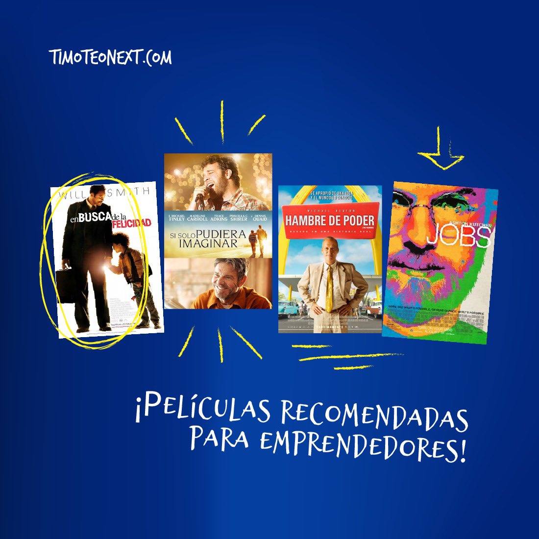 TimoteoNext's tweet photo. ¡Se viene el 2️⃣0️⃣2️⃣2️⃣ con todo, y queremos compartir contigo algunas películas recomendadas para que puedas recibir el nuevo año con nuevas ideas y mucha inspiración! 📺🍿 https://t.co/oxSh7CHHtP