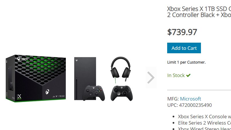 Tracker_Deals's tweet photo. 🚨Xbox Series X bundle at Antonline
https://t.co/pWHCkKUuJp

#Xbox #XboxSeriesX #XboxDrop https://t.co/wnf0LiGXrR