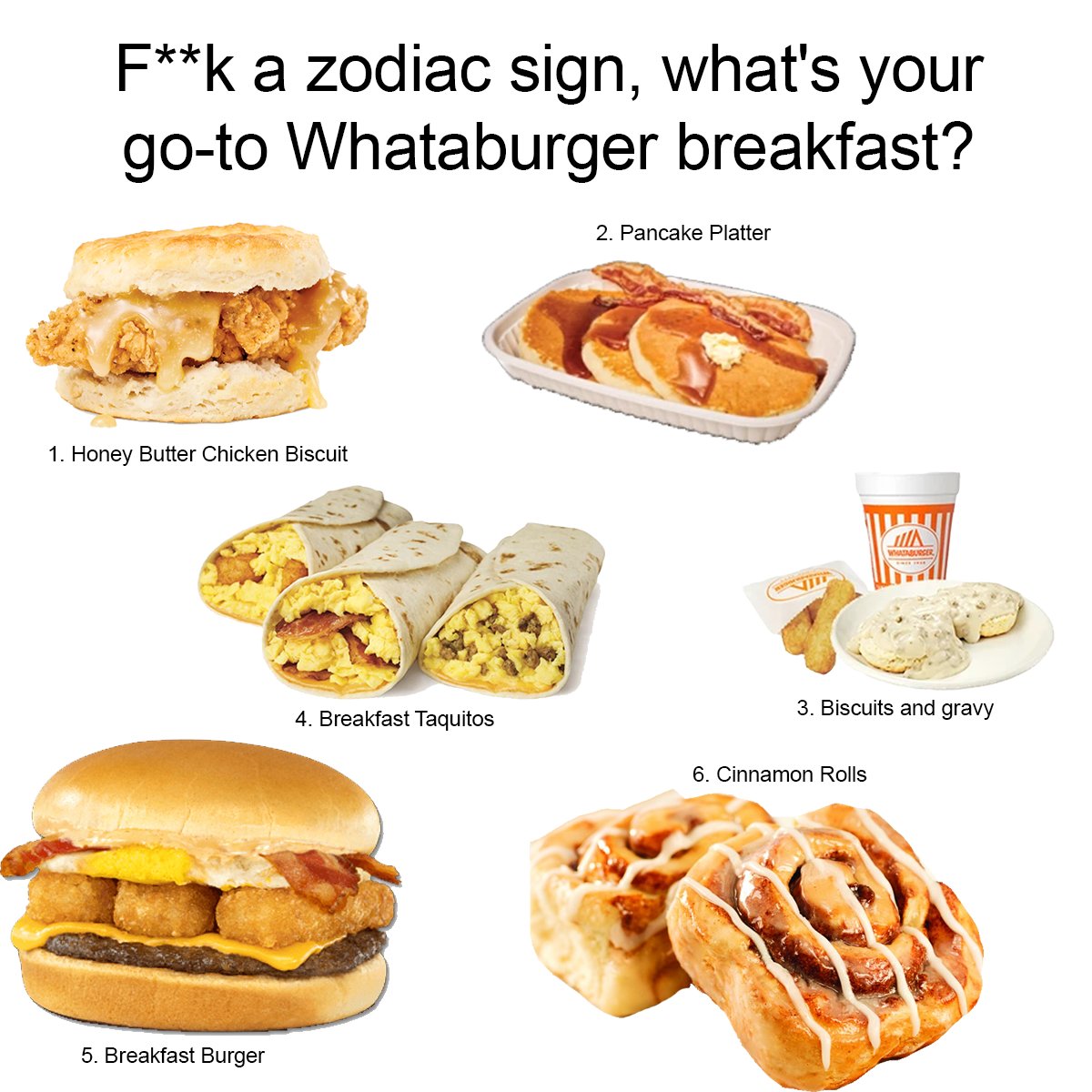 TexasHumor's tweet photo. Breakfast burger all the way! https://t.co/tjZTFuBzbN