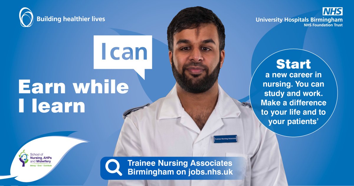📢 This is your sign to make a change.

Work with some of our most critically ill patients and get your foundation degree at the same time.

Now’s the time to make a difference. Apply here: bit.ly/3HkcFa8