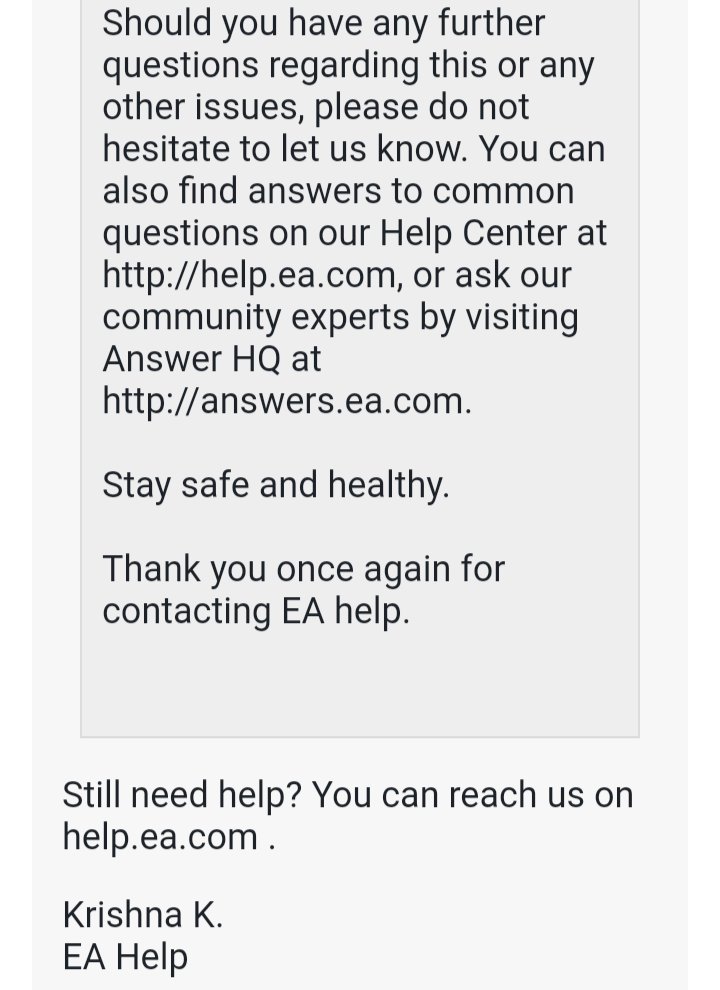 ChadTowle's tweet image. To anyone who had followed along: An EA rep separated the wrong account and deleted all my Apex things. Long story with more to it. Today they finally sent me an email saying "oh well" 🤷 Even though they admitted it was their own fault for unlinking the wrong accounts.
@EA