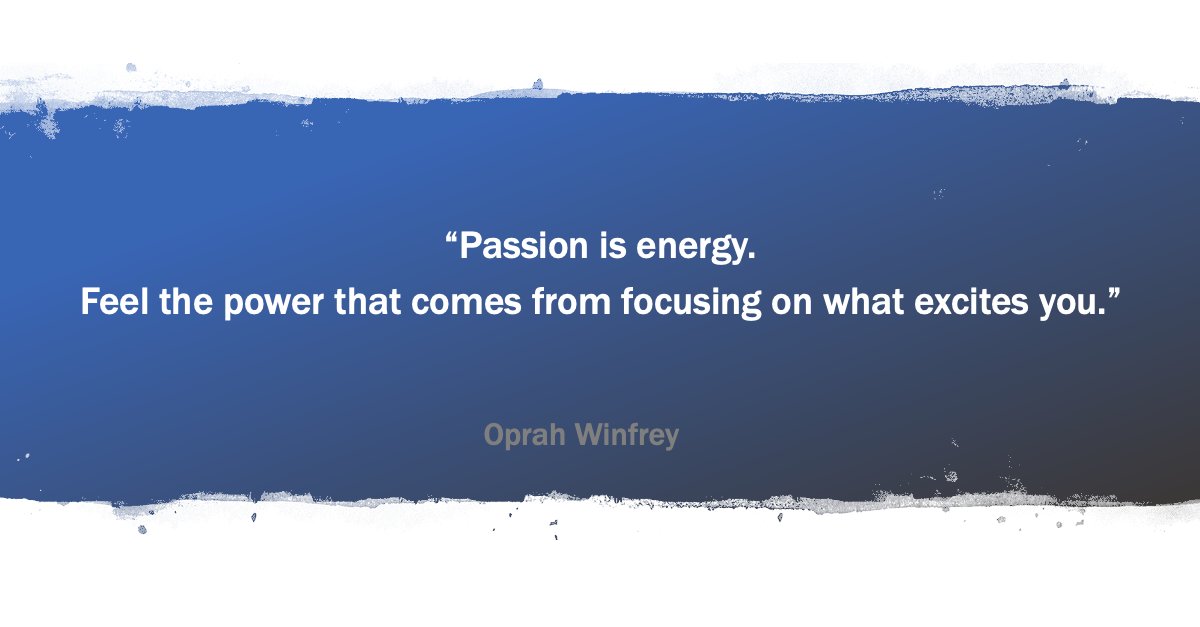 #ProdMgmtDailyTip 362: Be passionate.

- About understanding your users/customers
- About solving their needs &amp; making their lives better
- About finding new market opportunities
- About your product
- About your organization
- About your team
- About the work you do

#prodmgmt