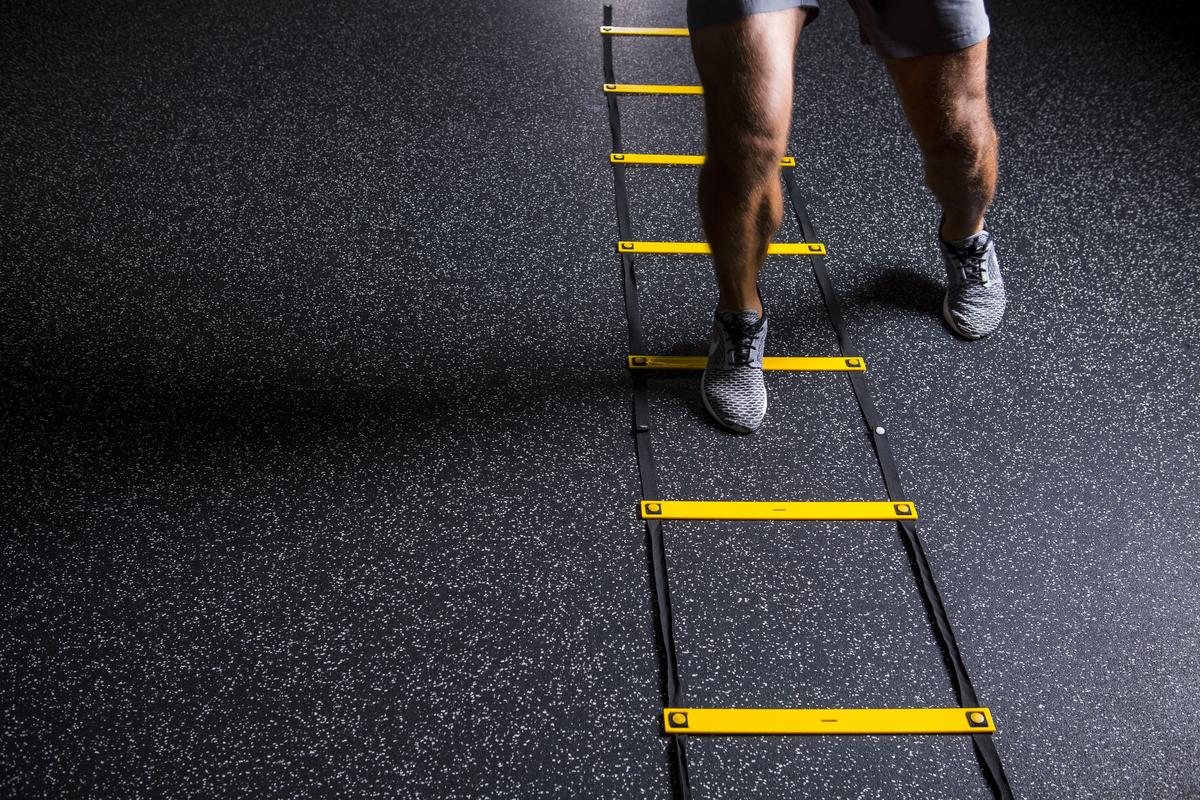 Speckled S by Centaur is the original vulcanized composition rubber fitness floor. Available in rolls, this durable surface sets the standard for performance, quality, and affordability.