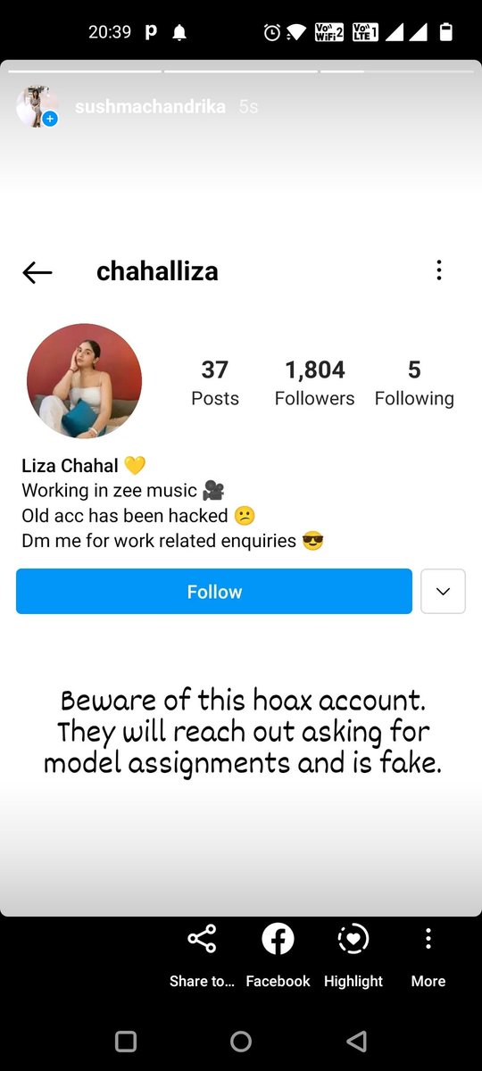 stars8n's tweet photo. @ZeeMusicCompany @ZeeStudios_ Please check on this insta account as this person claims to be from Zee music and is looting money on artist cards. I will share some numbers here that I found it to be fraud - 8360057171 and 7657865231. Film city number - 7743058653 https://t.co/YnLITTx8hg