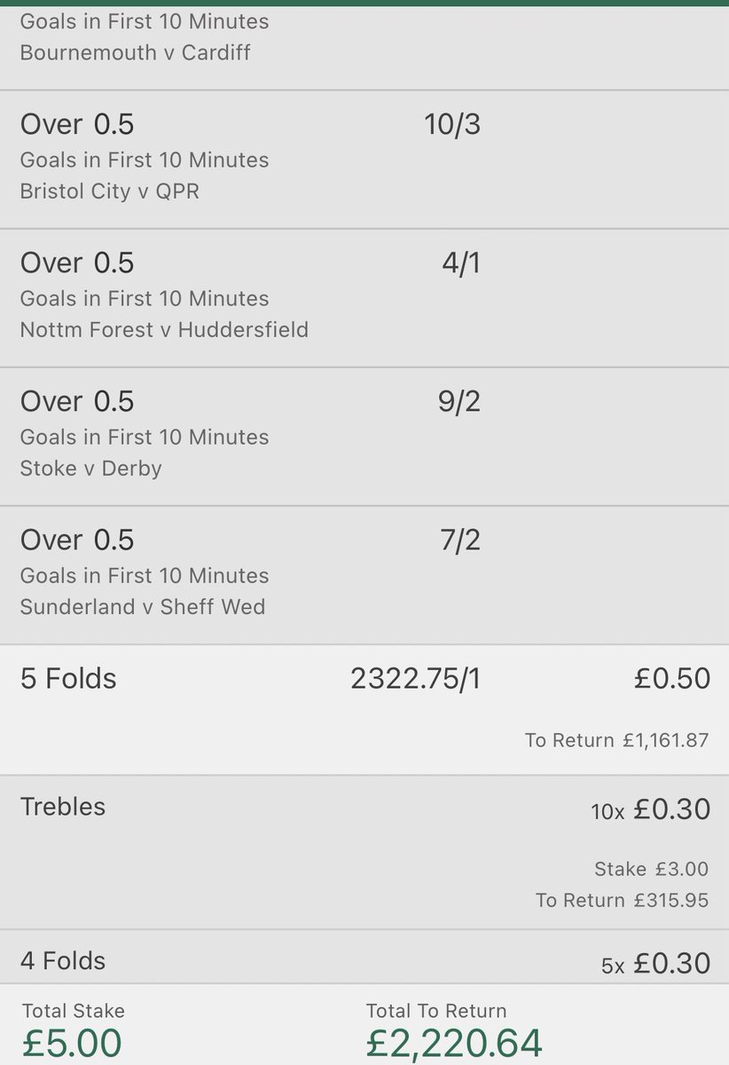 Browning84Greg's tweet photo. 🏴󠁧󠁢󠁥󠁮󠁧󠁿 Early goal special 🎁 

5 matches tonight from the Football League kicking off at 7.45pm

Great opportunity for my early goal line 😁 

Giving away 5x £100 if this lands 

♻️Follow and retweet to enter ✅

#Championship #League1 https://t.co/0mErDLdaXq
