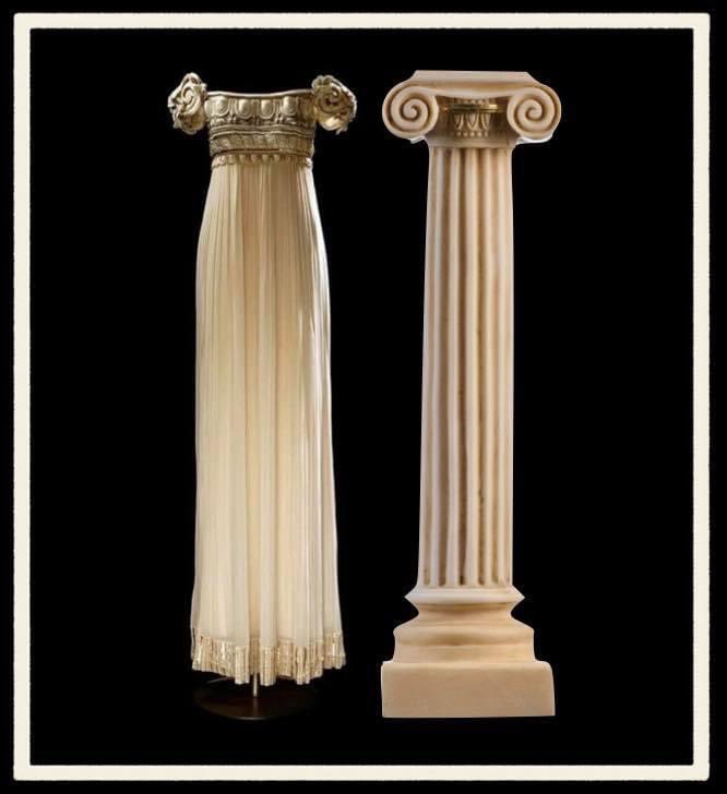 Palladium Dress. Designed by Gianfranco Ferre for the Christian Dior 1992 Spring-Summer Collection.