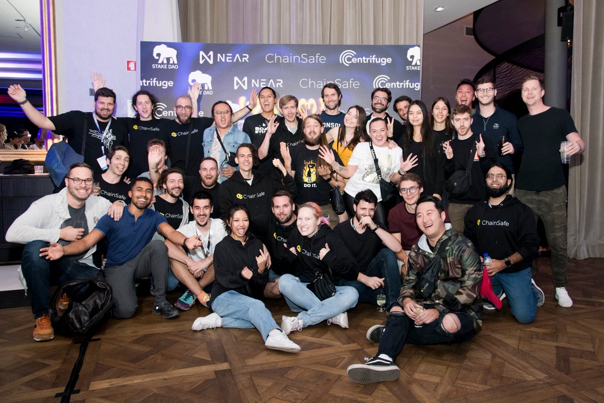 ChainSafeth's tweet photo. First, we wouldn't be here without the contributions and efforts from all 100+ members of our team from ALL over the π - from engineering, to BD, to operations, to PM.
Our growth this yr has been stunning, and keeping the #ChillSafe culture has been challenging but rewarding. https://t.co/VSiSeo1bQB