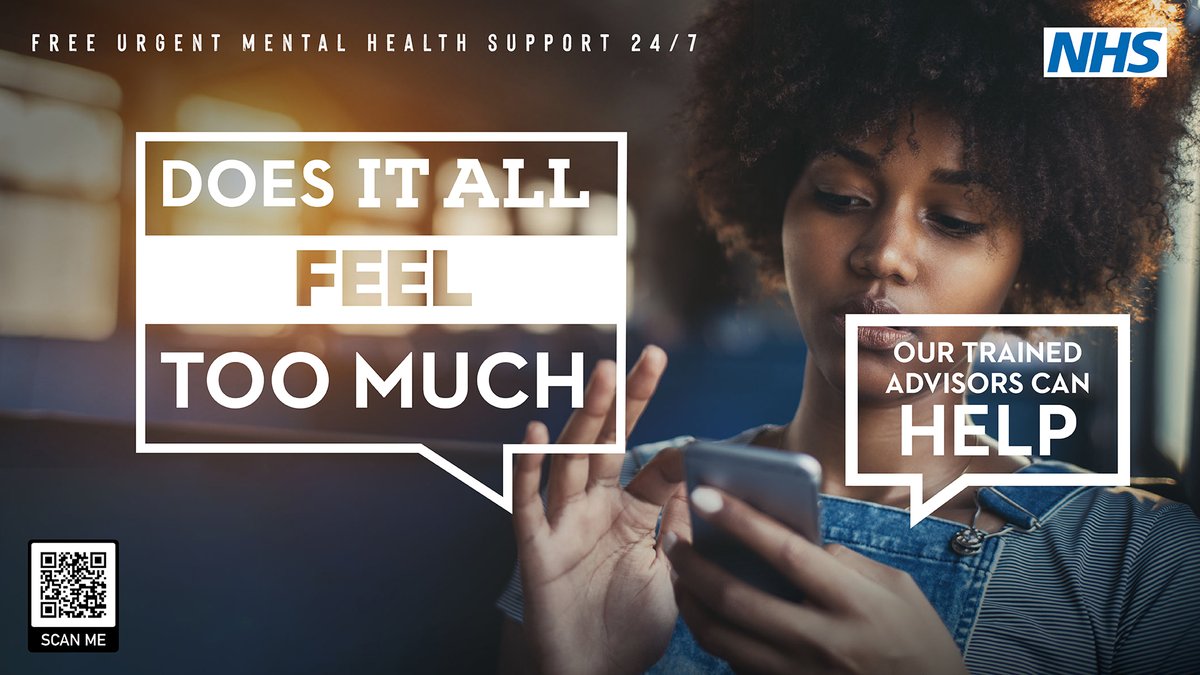 NHS_NCLICB's tweet photo. Young people and their parents in north central London can get urgent support and advice from trained NHS mental health advisors for free, any time of day or night, 365 days a year.

If you need urgent support, call our 24 hour mental health crisis line: 0800 151 0023 https://t.co/Z6eenWDAXP