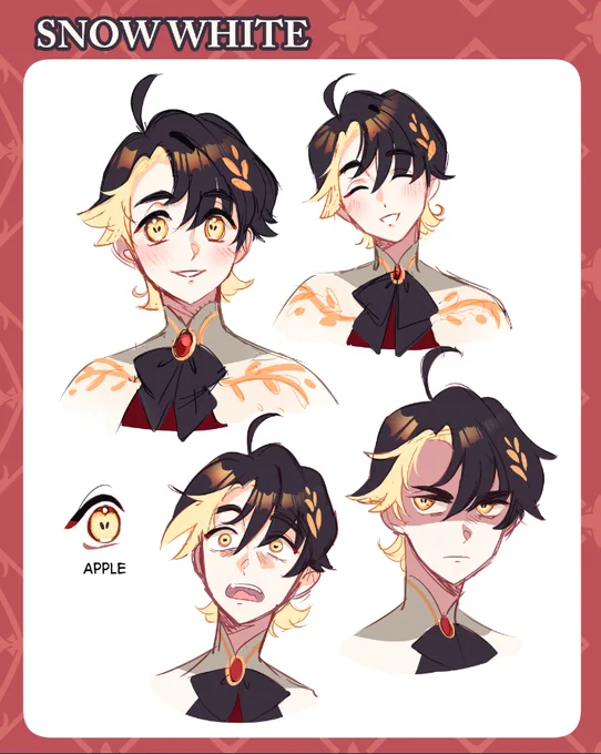 🍎New OC, Snow White inspired 