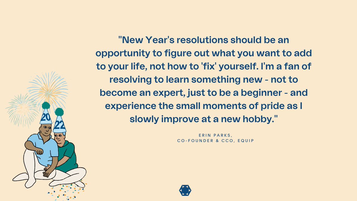 joinequip's tweet photo. As the dialogue around New Yearโs resolutions gets louder and pressure increases to fix a personal โflawโ, we instead invite you to challenge these ideas and reflect on how you can add joy, tranquility, passion, and acceptance to your life this new year ๐ #antiresolution #NYE https://t.co/udNrvzFQgl