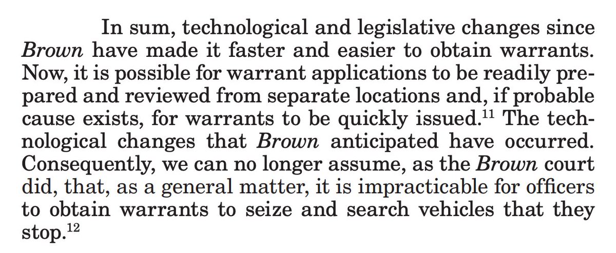 OrinKerr's tweet image. Oregon Supreme Court overturns precedent, rejects the automobile exception under the state constitution. In Oregon, warrantless automobile searches now have to be justified by exigent circumstances on their facts. cdm17027.contentdm.oclc.org/digital/collec… #N