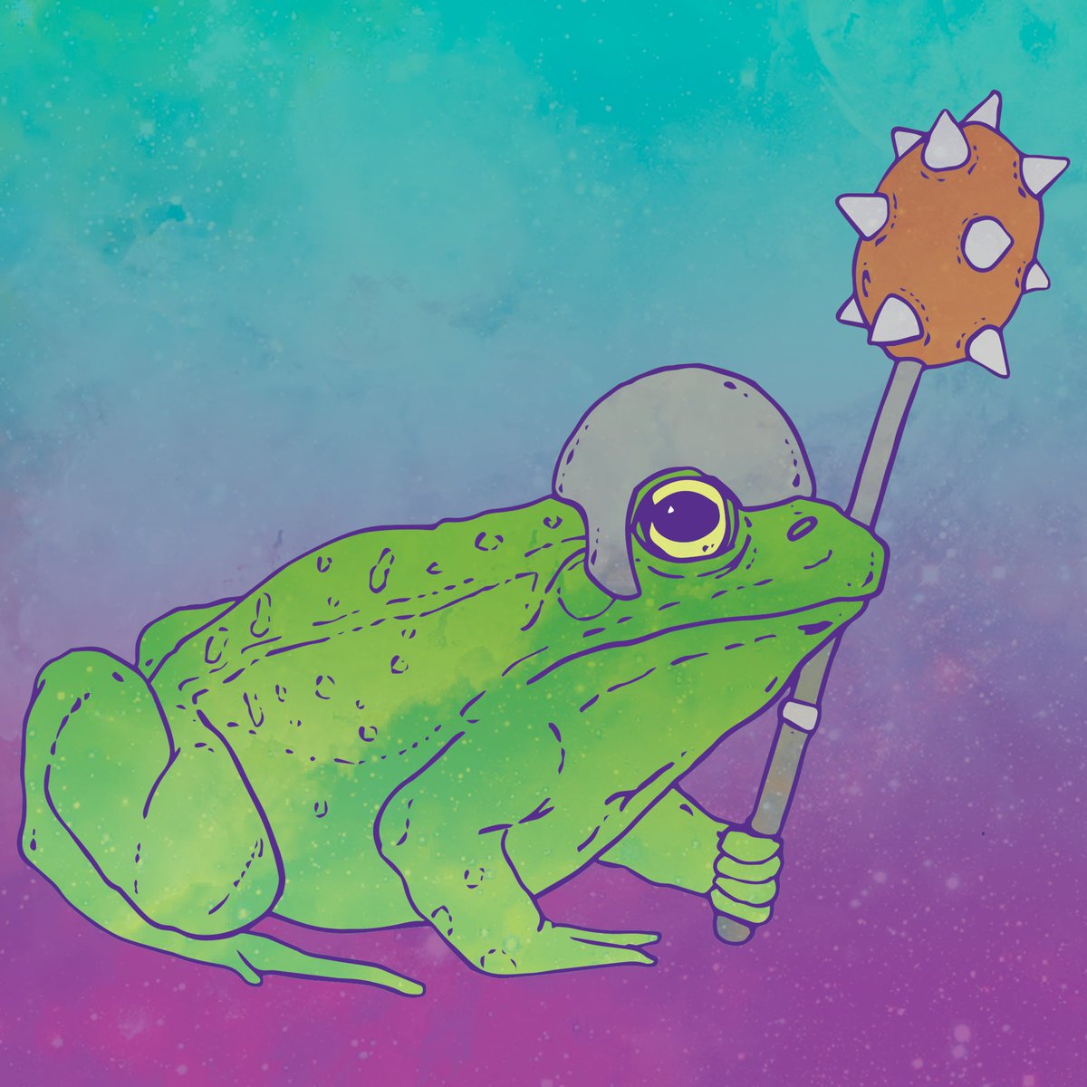 To celebrate the death of 2021, the Goblin Laboratory is releasing a set of 1/1's that'll be raffled off to lucky Goblin Experiment holders! To partake in the festivities, retweet this message and share a positive comment below! 

The first 1/1, Frogwig The Magnificent: