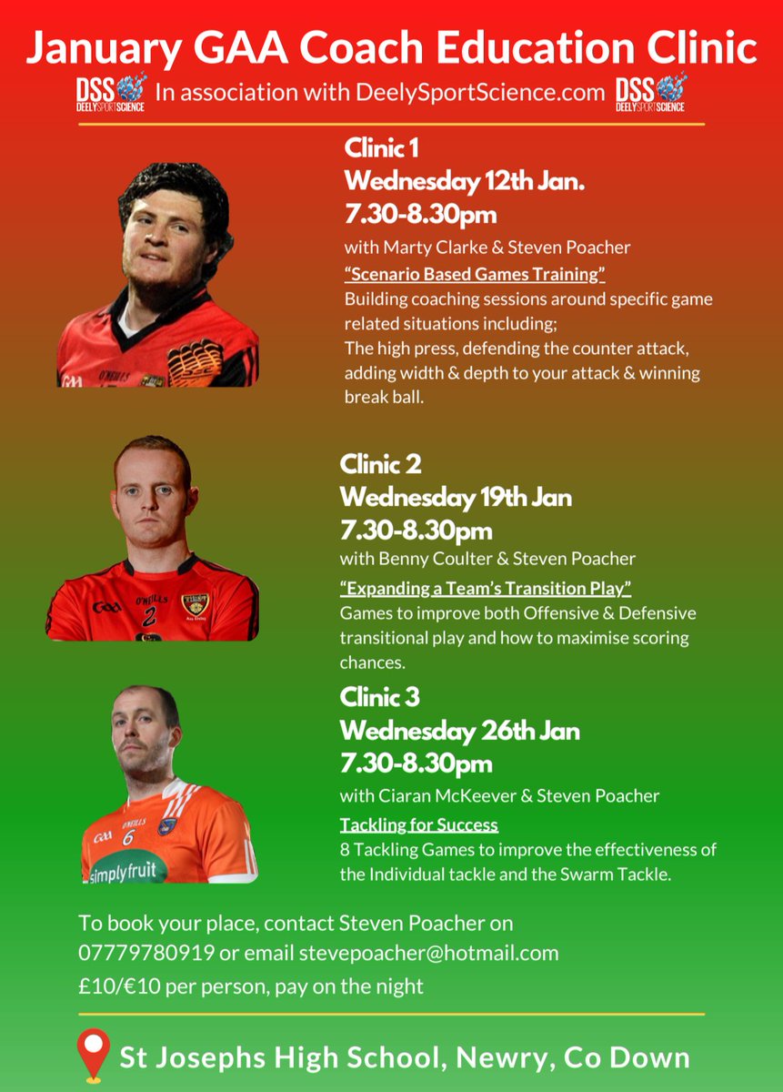 Steven Poacher (@stevie_poacher) on Twitter photo Less than 2 weeks to our January Coach Education Winter Program. Brilliant line up with fantastic content, in association with <a href="/DeelySport/">DSS Coaching</a> and also sponsored by <a href="/statsports/">STATSports</a> who will be present on the night with live data. Drop in on the evening, all outdoors. #CoachEducation ๐ Less than 2 weeks to our January Coach Education Winter Program. Brilliant line up with fantastic content, in association with <a href="/DeelySport/">DSS Coaching</a> and also sponsored by <a href="/statsports/">STATSports</a> who will be present on the night with live data. Drop in on the evening, all outdoors. #CoachEducation ๐