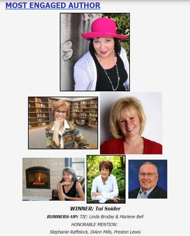kristinethall's tweet photo. Congrats to 2020 #LSBBT #BloggersChoiceAwards MOST ENGAGED AUTHORS @TuiSnider @LBroday @ewephoric @SRaffelock @diannmills & MORE! These are the authors who really got involved in their #blogtours & took them to the next level! #LoneStarLit #HallWaysBlog
https://t.co/znbI0nXCg8 https://t.co/nbLePBmPq9