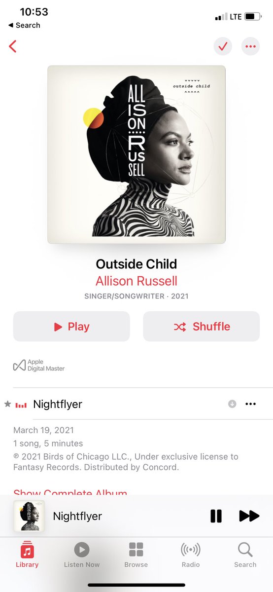 This is my favorite song of the year thank you @nprmusic for sharing it. @outsidechild13 #BeautifulVoice