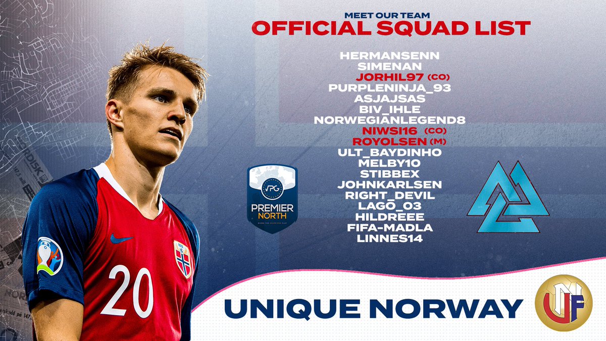 Da er det på tide, laget for kommende sesong! 

…

👀