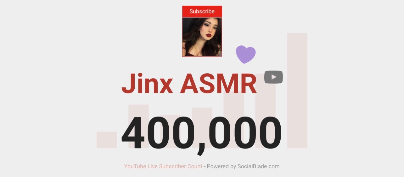 Jinx on Twitter "Oh wow what a way to end the year…400k is crazy…thank