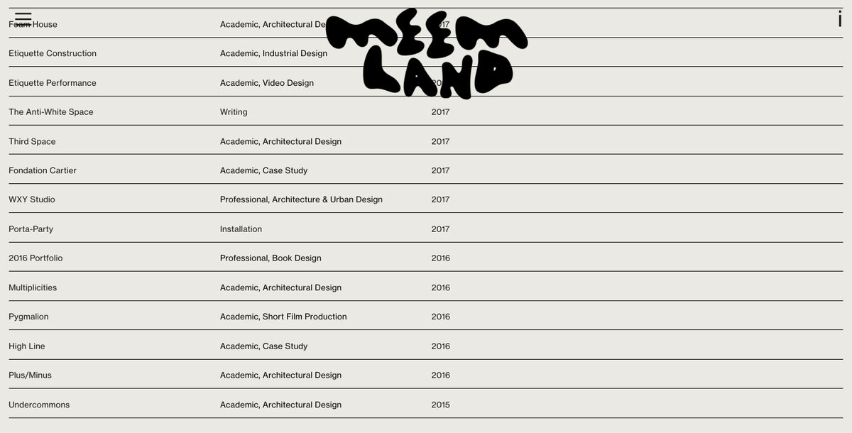 p_folios's tweet photo. 💙🕶
𝐏𝐨𝐫𝐭𝐟𝐨𝐥𝐢𝐨 𝐨𝐟 𝐭𝐡𝐞 𝐝𝐚𝐲: Meem Land
𝐓𝐢𝐭𝐥𝐞: Designer &amp; Writer
𝐁𝐮𝐢𝐥𝐭 𝐰𝐢𝐭𝐡: @cargocollective 
𝐒𝐭𝐲𝐥𝐞𝐬: Multiple Page, Sans Serif, Duo Color, UI Interaction, Simple, Mouse Pointer

𝐕𝐢𝐬𝐢𝐭: https://t.co/Md1tHZXklO https://t.co/uhGColjTcA