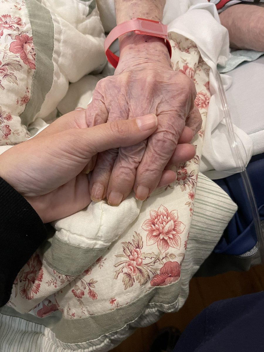 NurseMisty88's tweet photo. Glad I went to see her yesterday, I got to say goodbye. My gramma is with my dad now, her son. #ripgramma #flywithdad https://t.co/xGb5B2zZFs