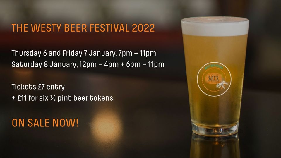 We're made-up to be back at The West End Centre in Aldershot - we had a brilliant time the last time we were here, so it's going to be great t be back!
AND...by special request, it's for their Beer festival!!! - Sláinte!
facebook.com/events/4506218…