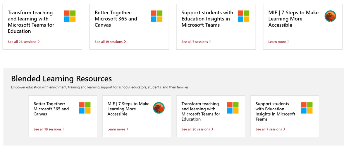 mtholfsen's tweet photo. NEW! The Microsoft Store team is offering free educator trainings for the blended learning environment. Topics include organization and collaboration, #accessibility, &amp; Education Insights.

Read more &amp; register for this free PD: https://t.co/qUH8qFFmT5

#MIEExpert #MicrosoftEDU https://t.co/6UlgrbxZP3