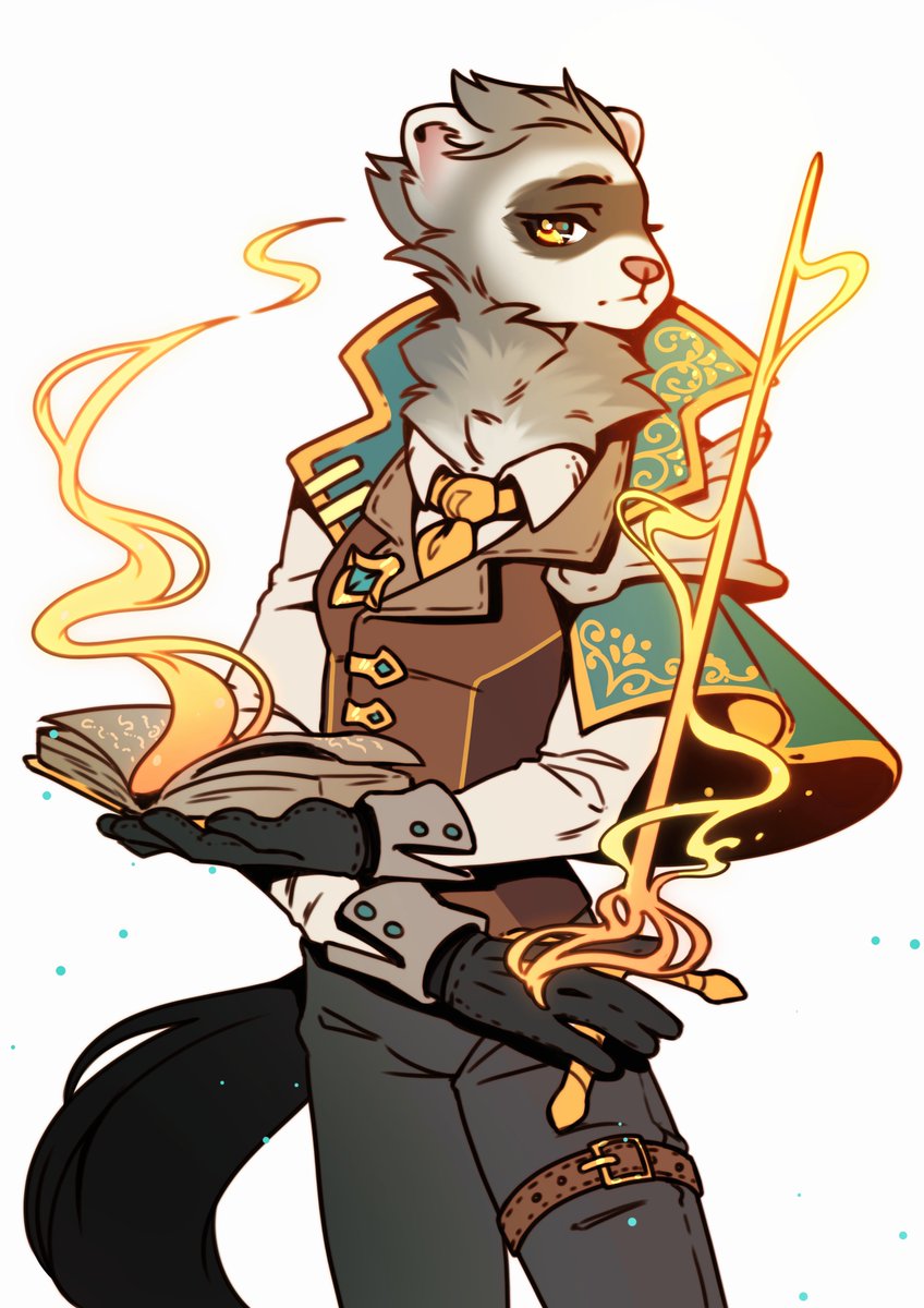 BeraCerbera's tweet photo. Golden Magic of the Court Mage https://t.co/qOPG5ENtPN