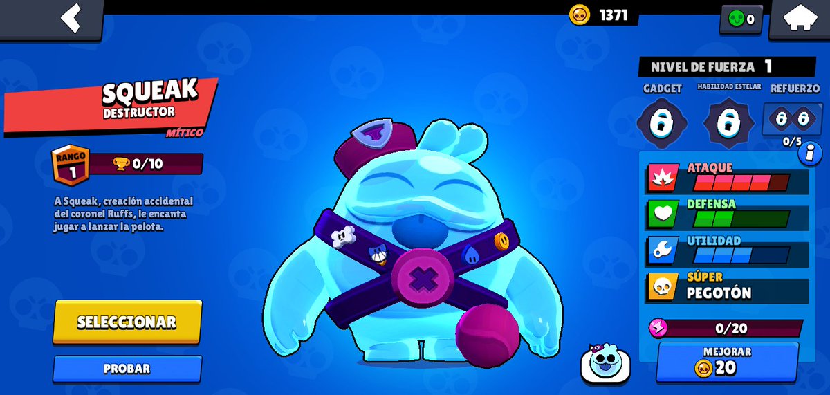 SoyScor's tweet photo. Nuevo brawler SQUEAK💦 https://t.co/NxizPUveWZ
