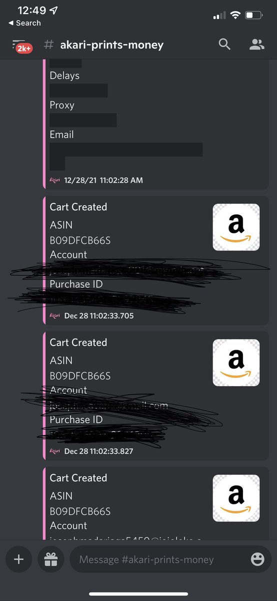 4upjoseph's tweet photo. All different hits, thank you @AkariAutomation @OminousAIO @AlchemyAccount_ @PettiProxies @HollowProxies https://t.co/UxUszXVUd2