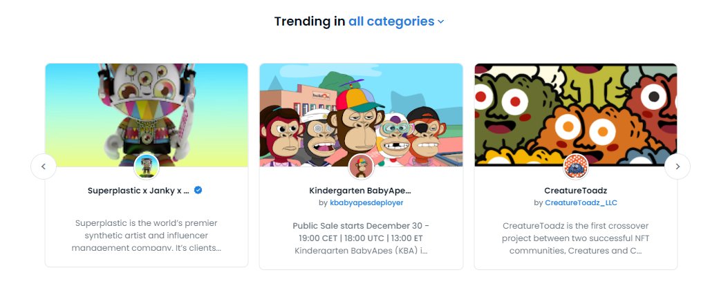 WE ARE NOW TRENDING - IN ALL CATEGORIES ON OPENSEA 🐵👋

OH - THIS IS THE BEGINNING 🚀
#NFT #NFTART #NFTDROP #NFTCOMMUNITY