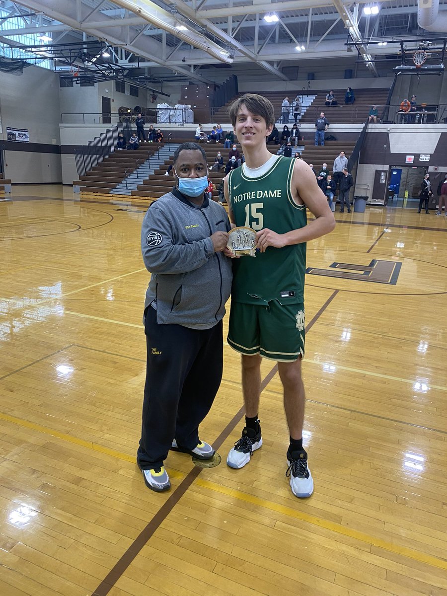 NDP_bball's tweet photo. Following the victory and a stellar 27pt game performance SR Jack Olis was named the MVP. The Irish move to 4-2 on the season and play next at Rochester High Friday January 7th #GoIrish #26MCRC https://t.co/oqRuXYdsk5