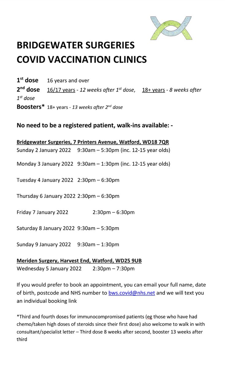 @BridgewaterSurgeriesWatford tweet media